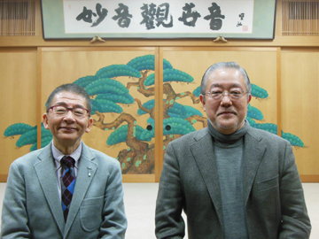 葛西 聖司さん(左) 萩岡 松韻さん(右)